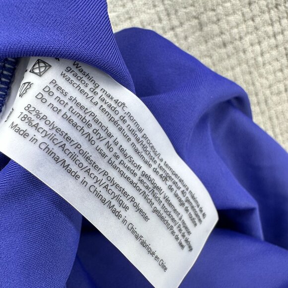 Eomenie Swimsuit Womens Size M Blue One Piece Tummy Control Cutout High Waist NW - Picture 5 of 7